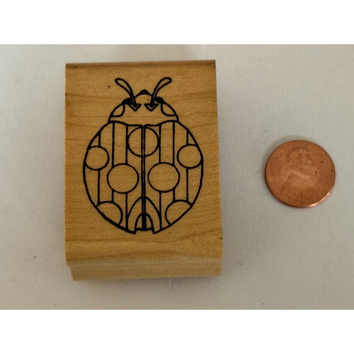 Holly Berry House Rubber Stamp Ladybug Spring Bug Crafting Scrapbooking Wooden