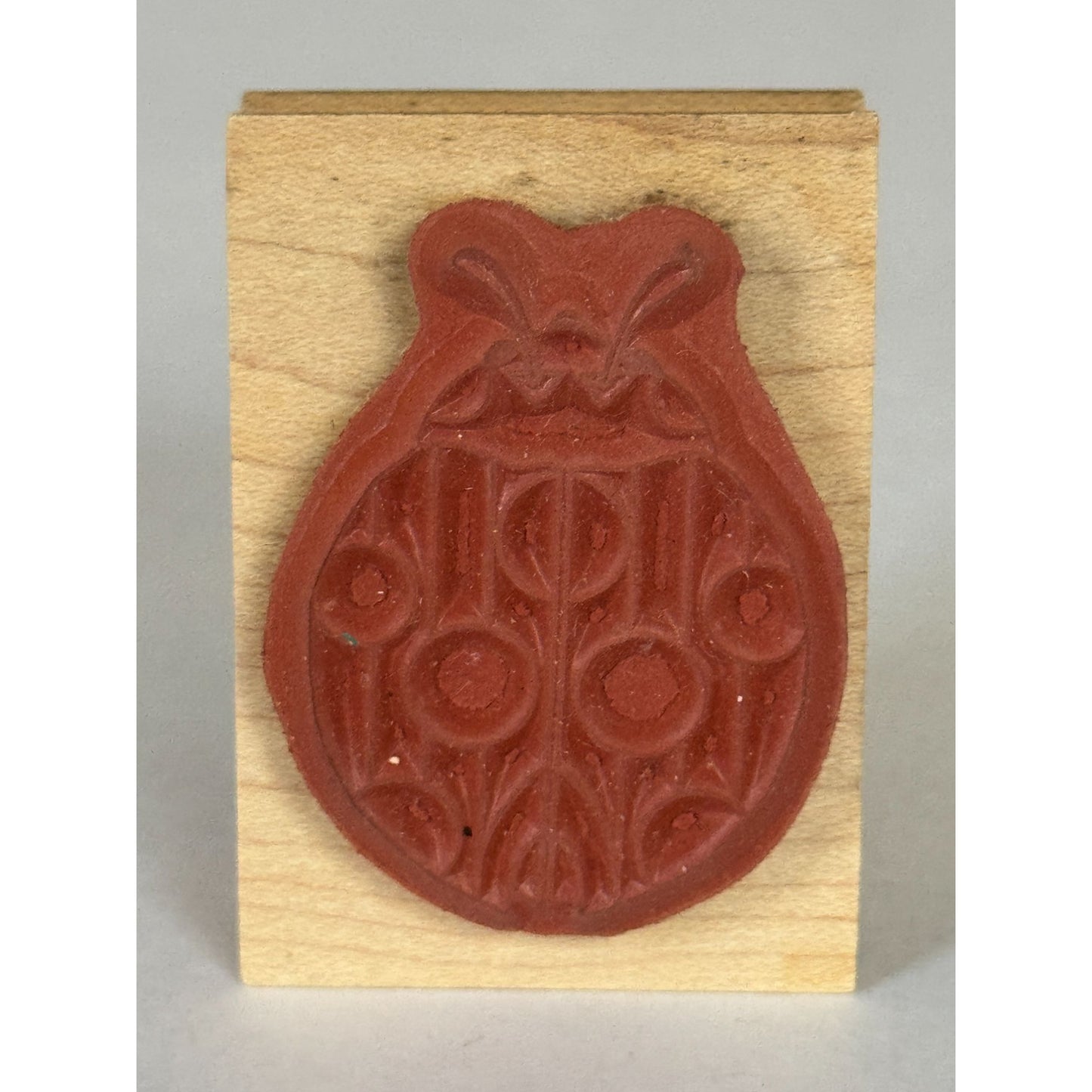 Holly Berry House Rubber Stamp Ladybug Spring Bug Crafting Scrapbooking Wooden