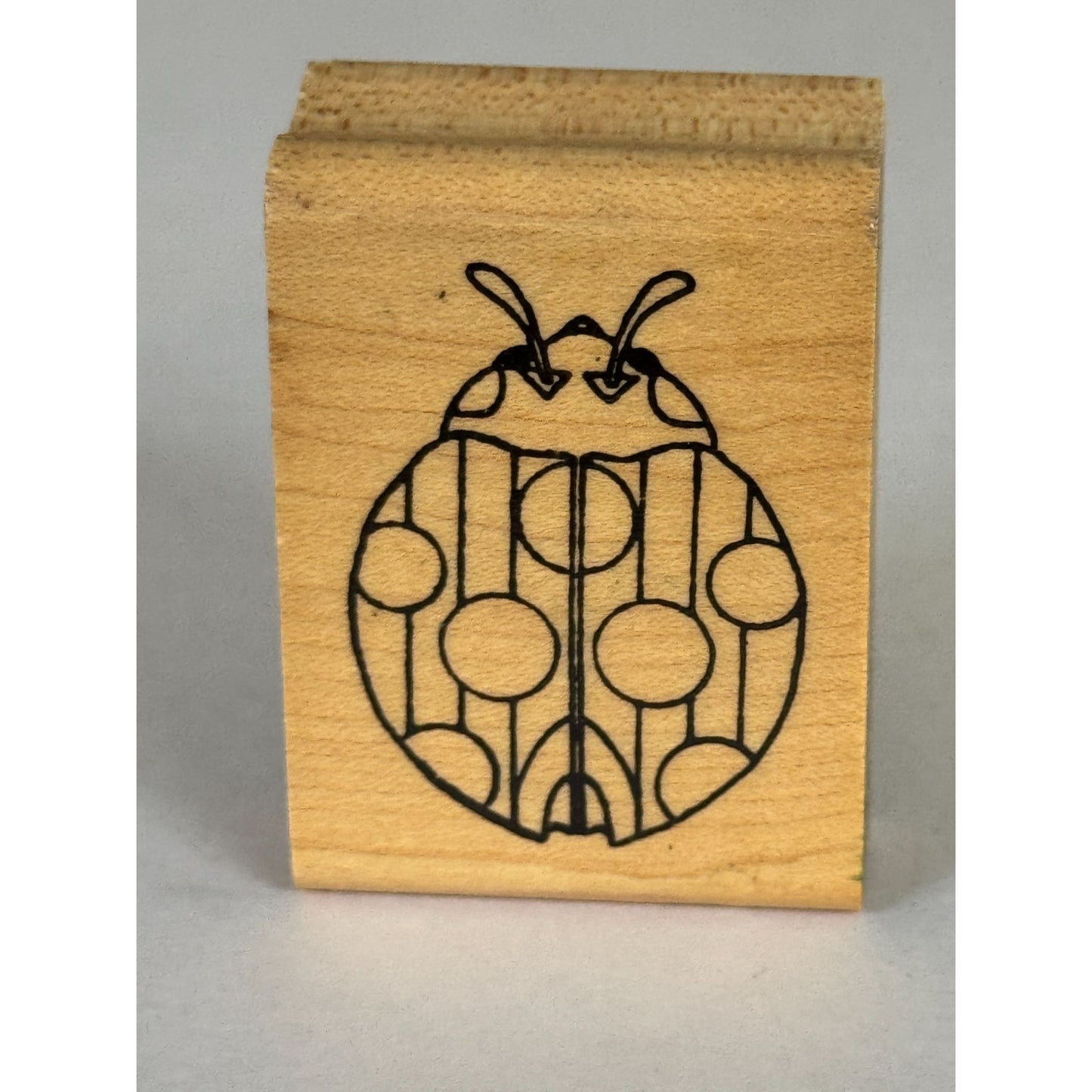 Holly Berry House Rubber Stamp Ladybug Spring Bug Crafting Scrapbooking Wooden