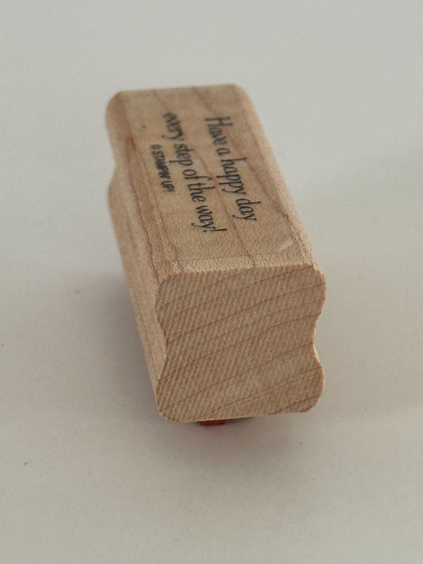 Stampin Up Rubber Stamp Have A Happy Day Every Step Of The Way Card Making Craft