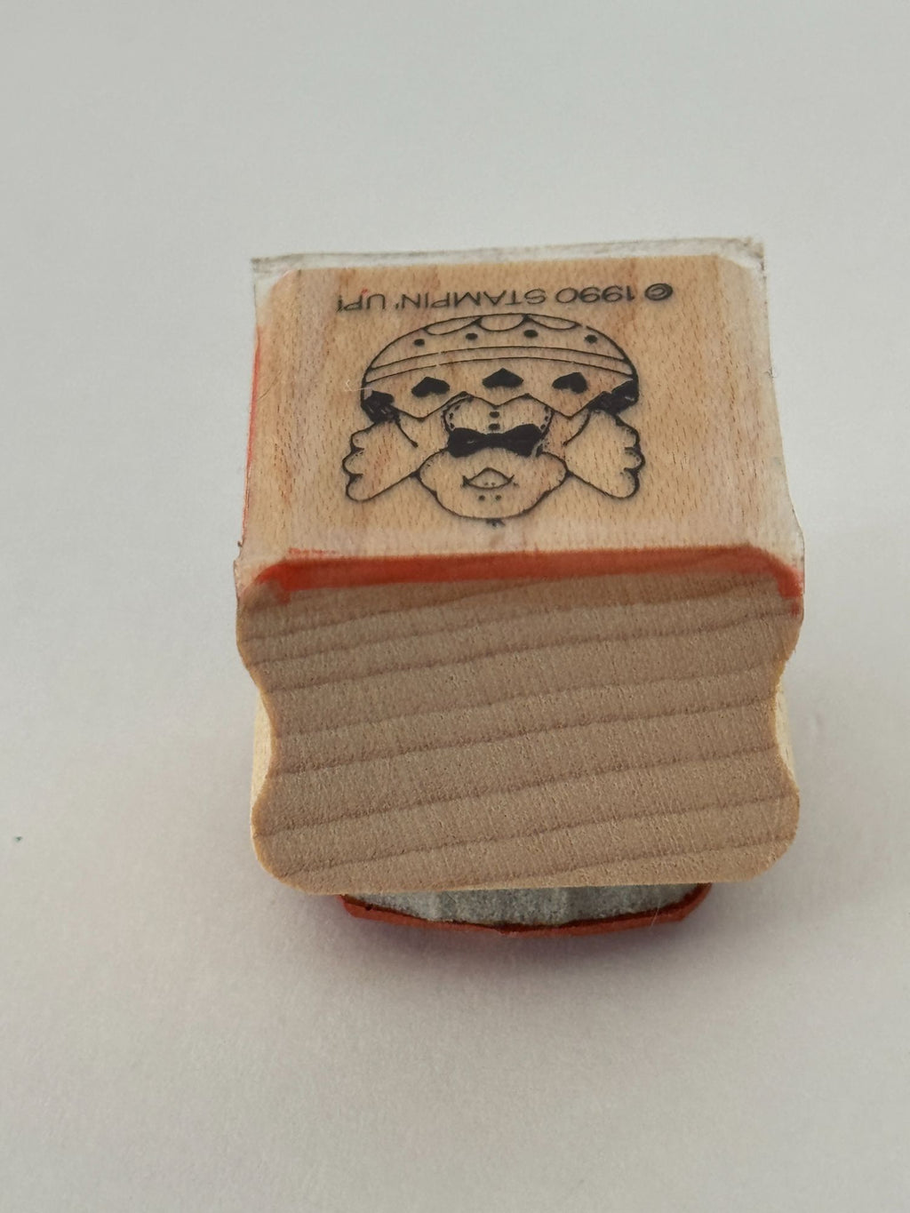 Stampin Up Rubber Stamp Easter Chick In Egg Bow Tie Card Making Spring Small