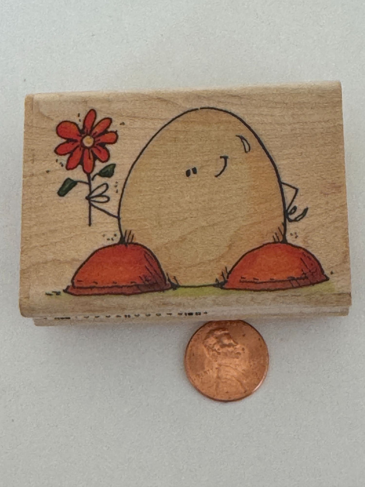 Whipper Snapper Rubber Stamp Egg-stra Special Pun Egg Spring Easter Card Making