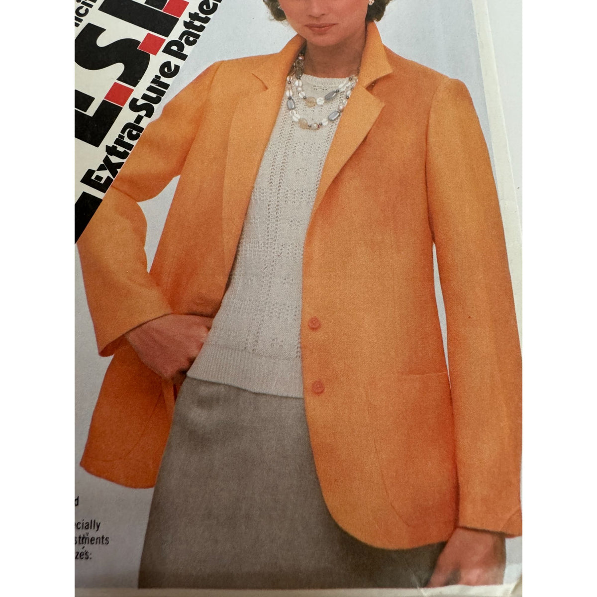Simplicity Sewing Pattern 9974 ESP Unlined Work Blazer Jacket 16 18 20 Uncut