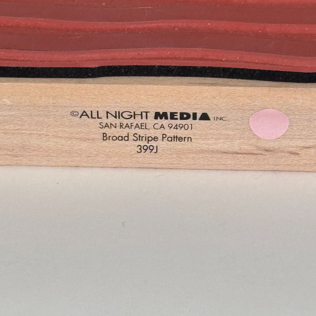 All Night Media Rubber Stamp Broad Stripes Pattern Bold Wavy Lines Background Art Cardmaking
