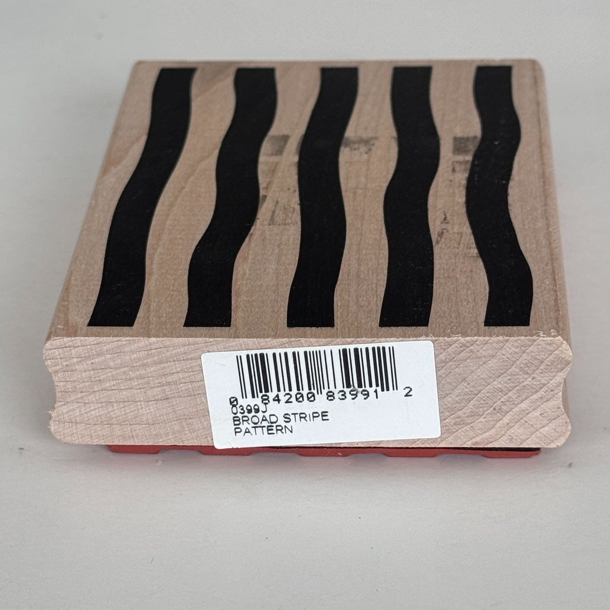 All Night Media Rubber Stamp Broad Stripes Pattern Bold Wavy Lines Background Art Cardmaking