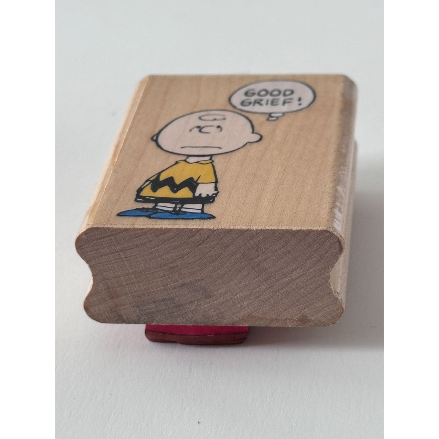 Rubber Stampede Stamp Charlie Brown Good Grief Peanuts Snoopy Cardmaking Humor Friendship Retro