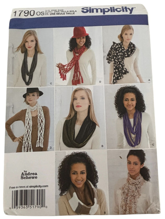 Simplicity Sewing Pattern 1790: Scarves