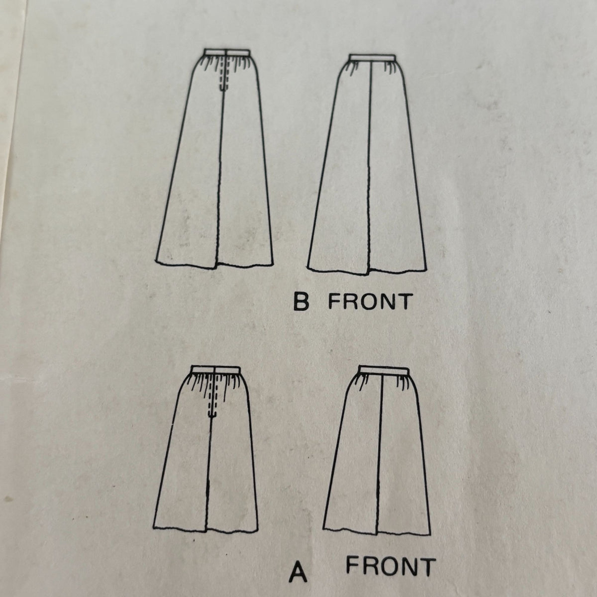 Vogue Sewing Pattern 1397 Chloe Paris Original Top Skirt Blouse 14 Vintage 1970s Uncut