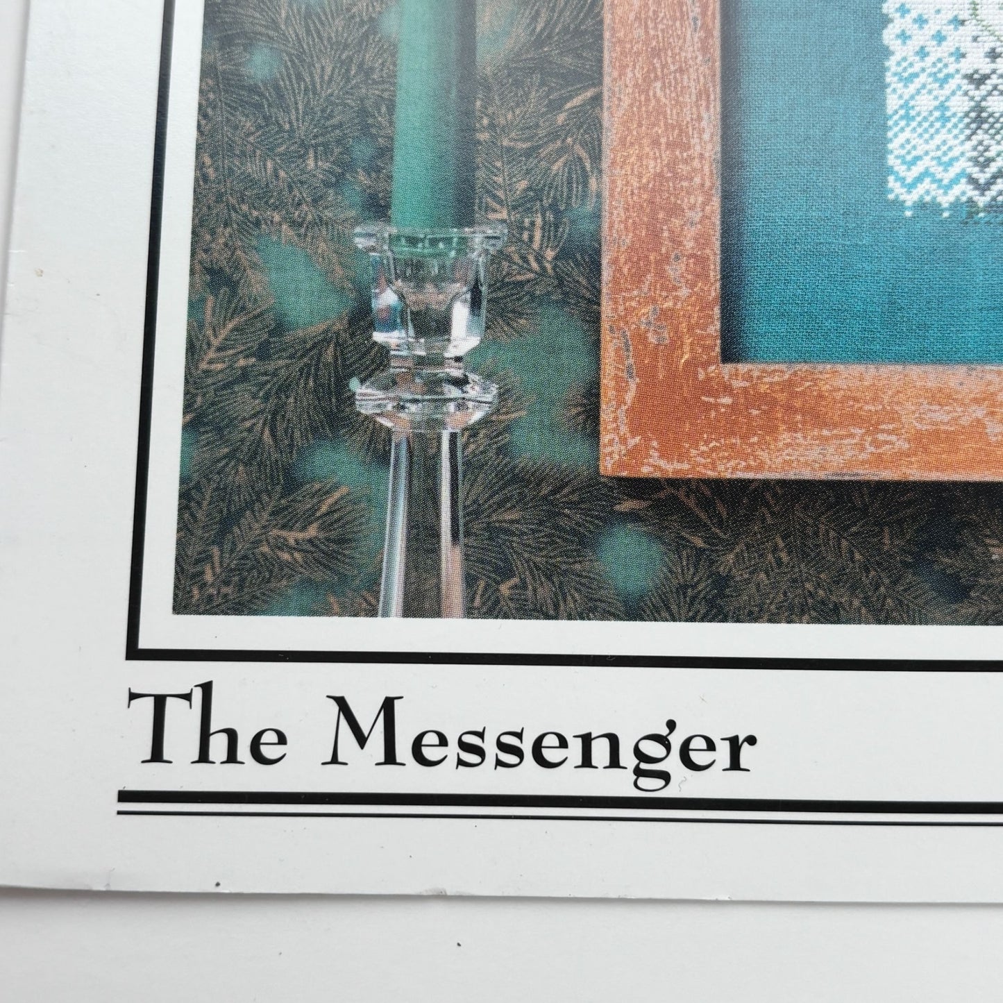 The Cricket Collection Cross Stitch Pattern The Messenger Christmas Angel Vicki Hastings Christian Religious 203