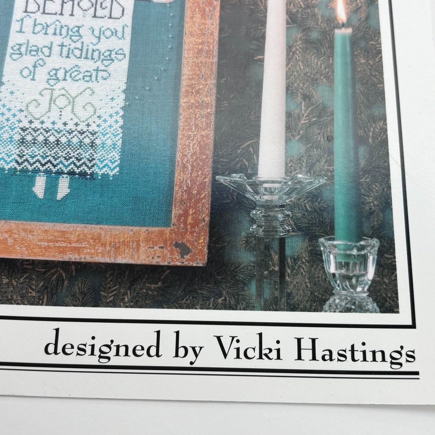 The Cricket Collection Cross Stitch Pattern The Messenger Christmas Angel Vicki Hastings Christian Religious 203