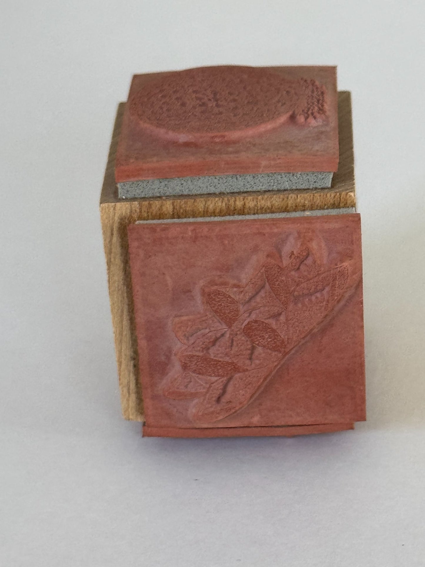 Stampa Rosa House Mouse Rubber Stamp Cube Candle Gift Bow Card Making Wood 40-2