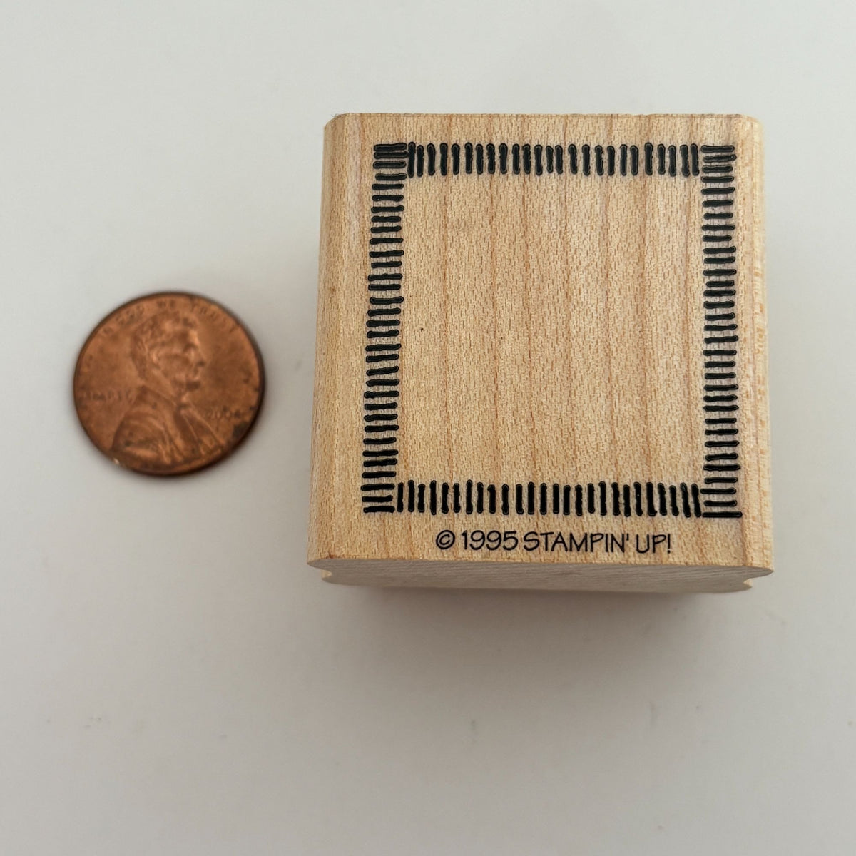 Stampin Up Borders Mini Stamp Set Frame Junk Journal Scrapbook Card Making Craft Wooden
