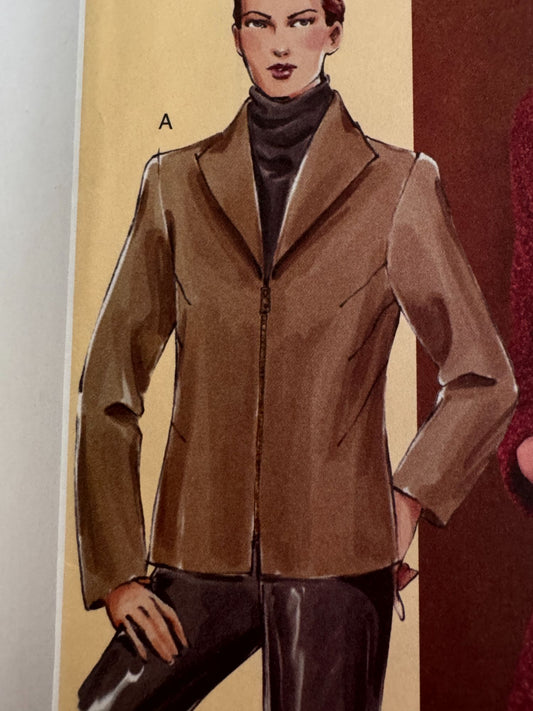 Vogue Sewing Pattern V7976 Lined Jacket Wool Blazer Work Betzina Bust 32-36 UC