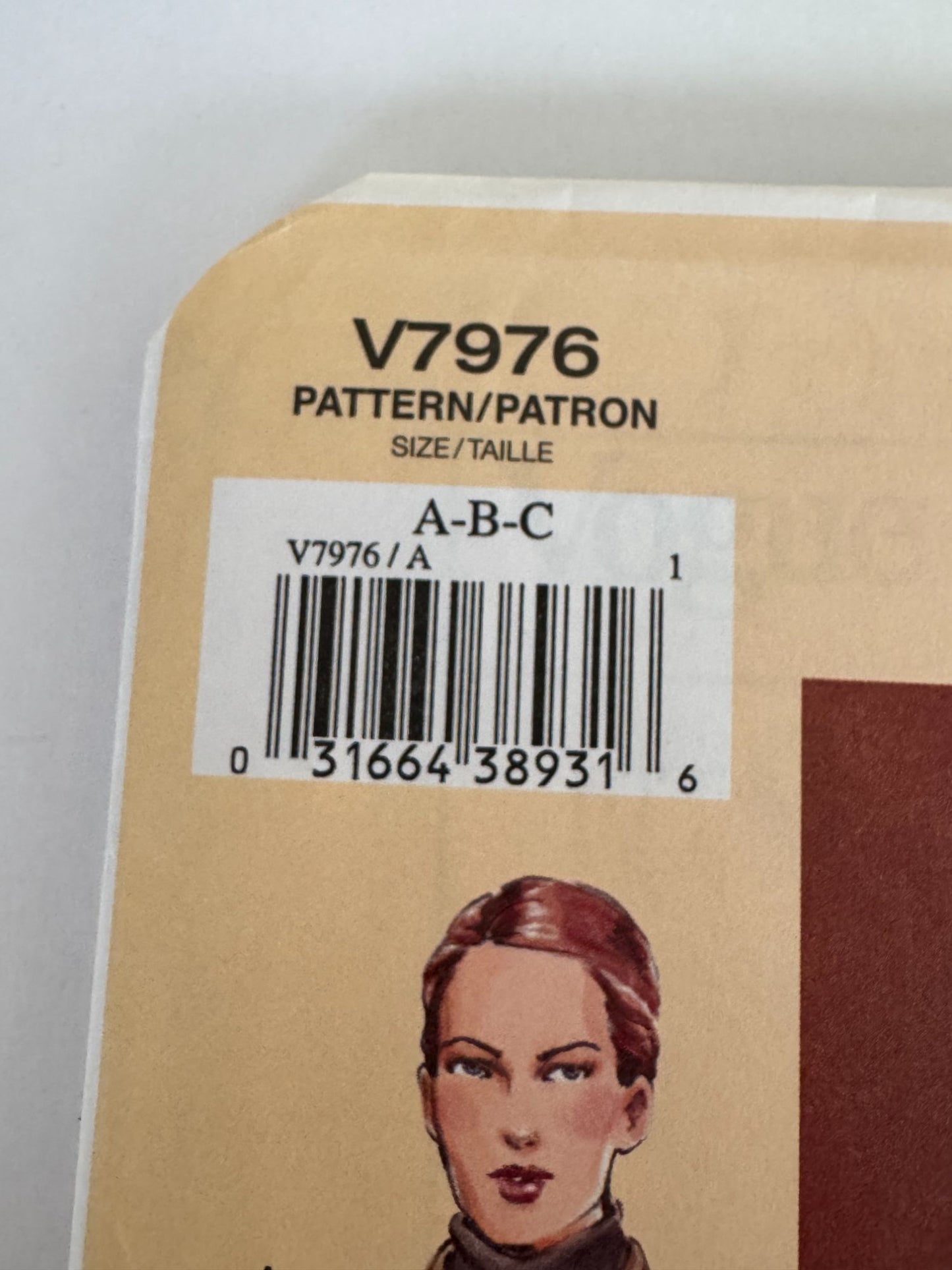 Vogue Sewing Pattern V7976 Lined Jacket Wool Blazer Work Betzina Bust 32-36 UC