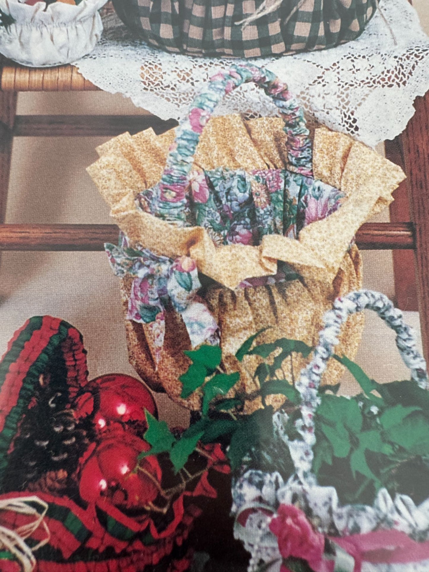 RiverTown Warehouse Sewing Pattern Basket Bounty Recycle Plastic Containers Easy