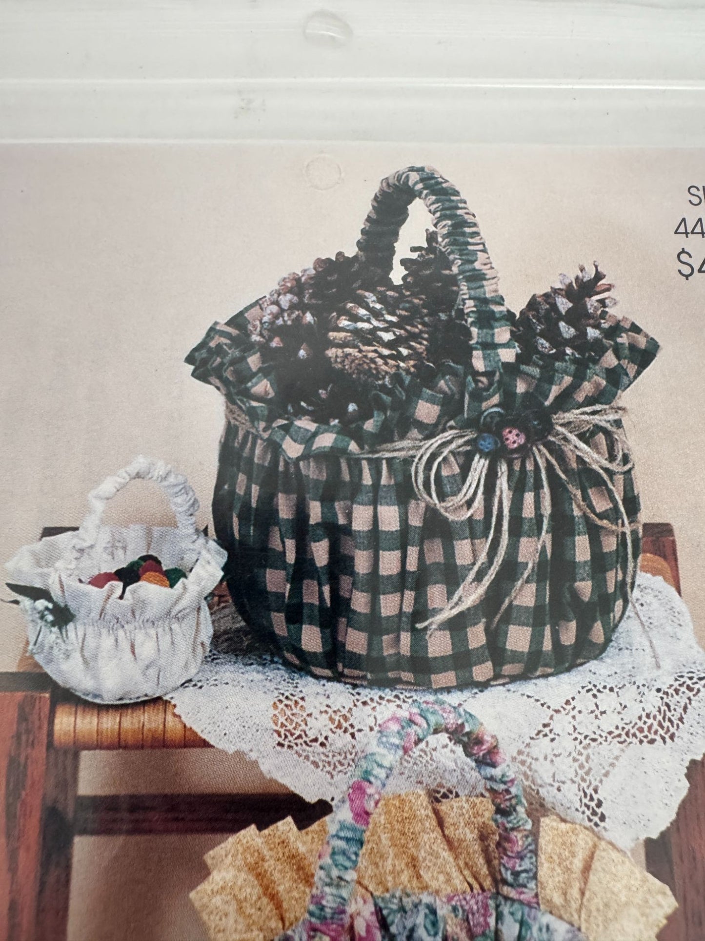 RiverTown Warehouse Sewing Pattern Basket Bounty Recycle Plastic Containers Easy