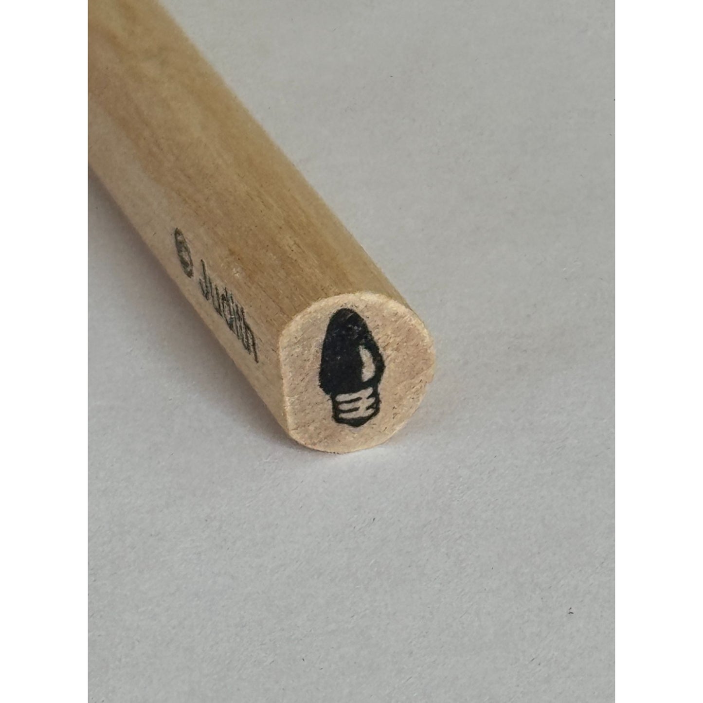 Judith Rubber Stamp Stick Christmas Light Bulb Holiday Card Making Craft Small
