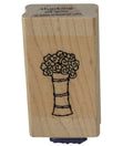 Stampin Up Rubber Stamp Flower Bouquet Vase and Thinking of You Card Making Word