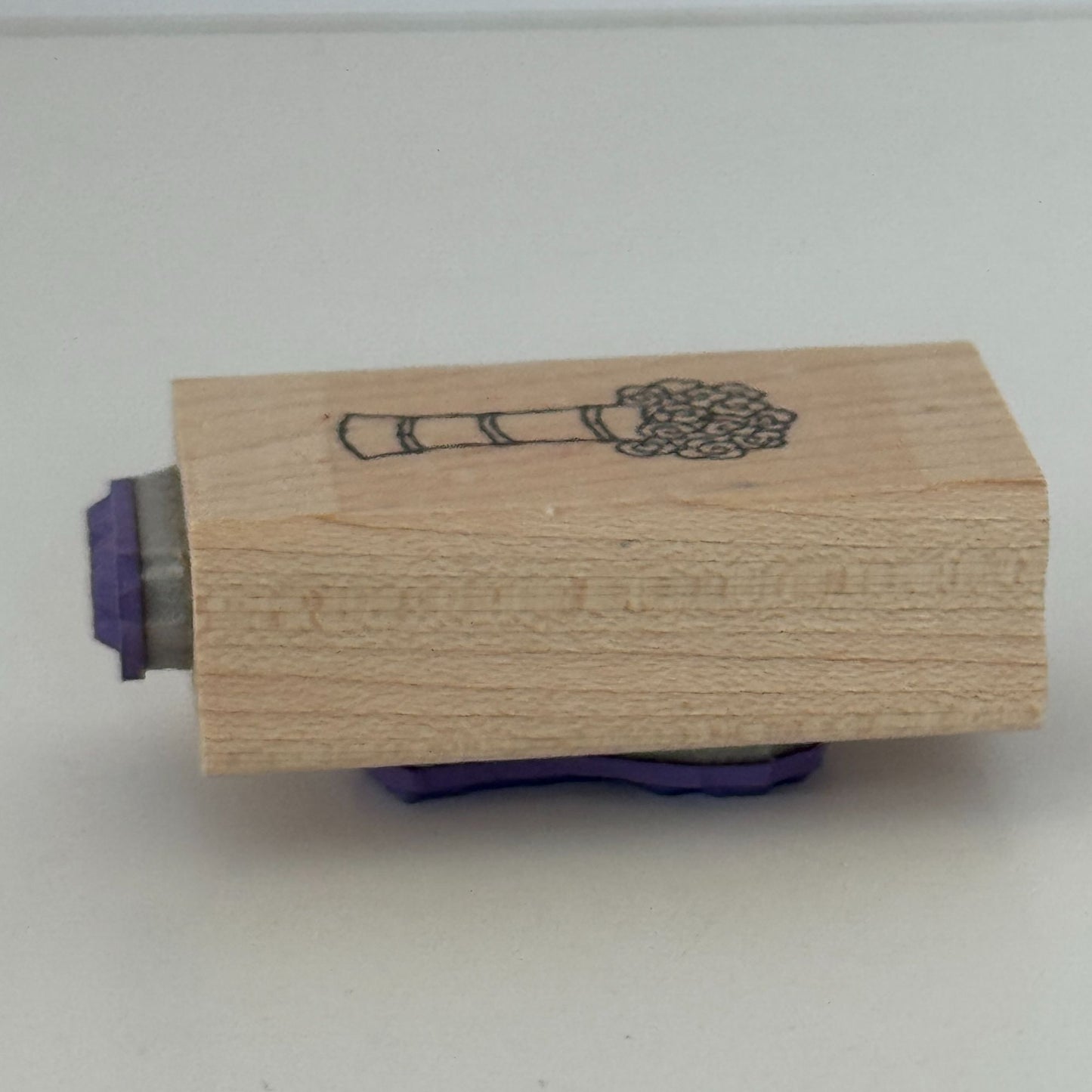 Stampin Up Rubber Stamp Flower Bouquet Vase and Thinking of You Card Making Word