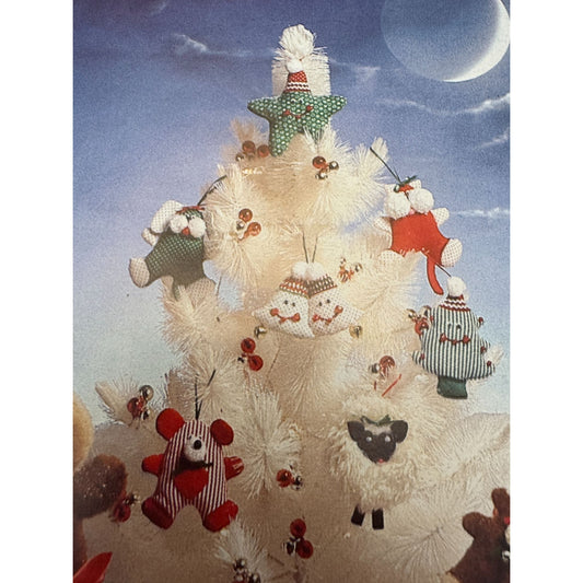 Butterick Sewing Pattern 287 Christmas Stocking Wreath Ornament Holiday Decor Reindeer DIY Uncut