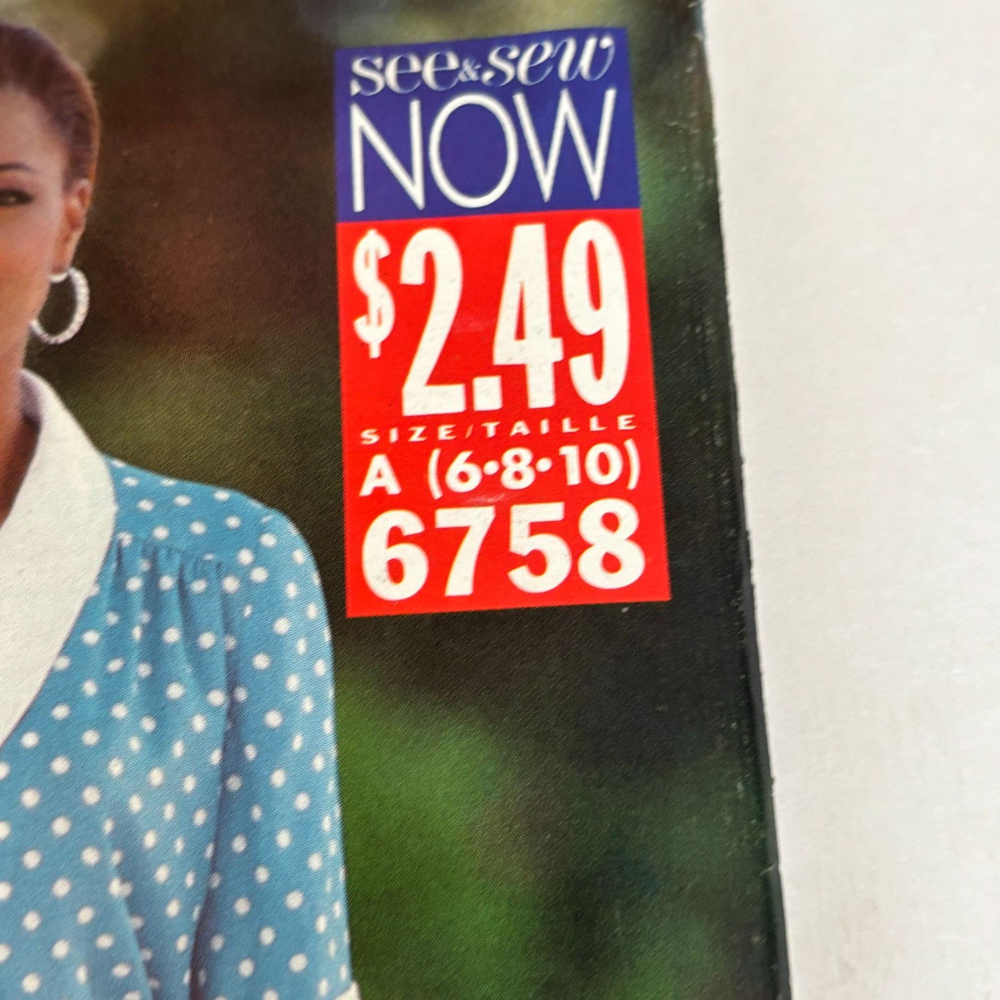 Butterick Sewing Pattern 6758 Wrap Top Split Skirt Culotte Outfit 6-10 90s Uncut