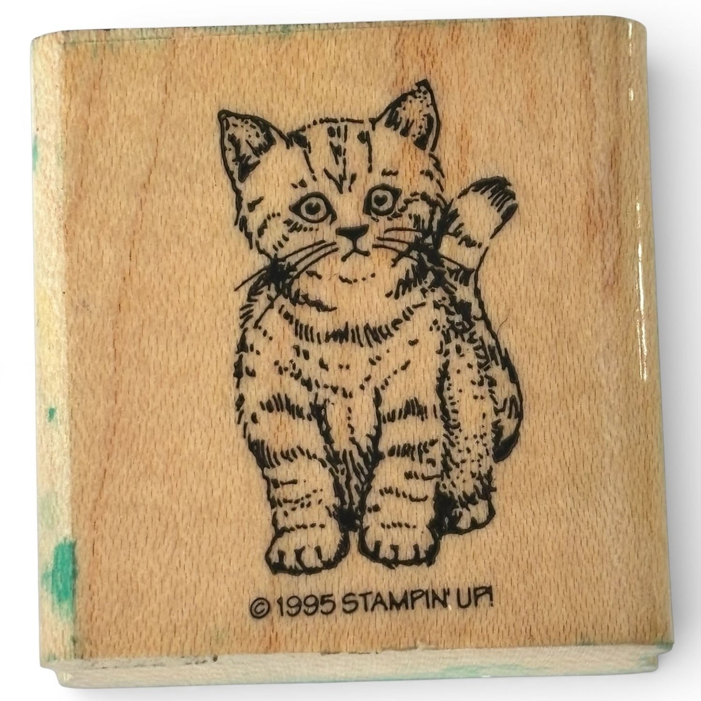 Stampin Up Rubber Stamp Cat Kitten Friendship Cardmaking Scrapbooking Pet Craft