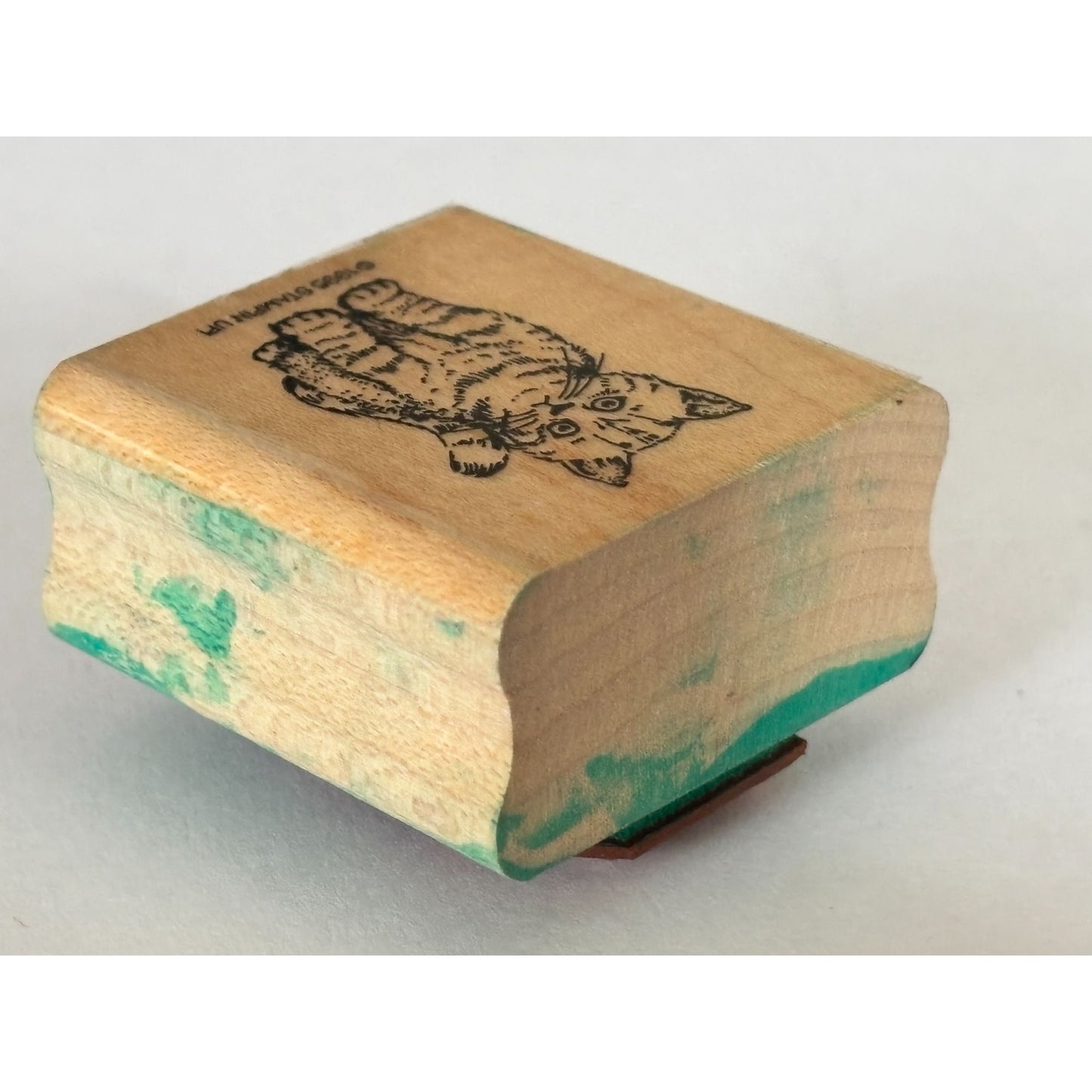 Stampin Up Rubber Stamp Cat Kitten Friendship Cardmaking Scrapbooking Pet Craft