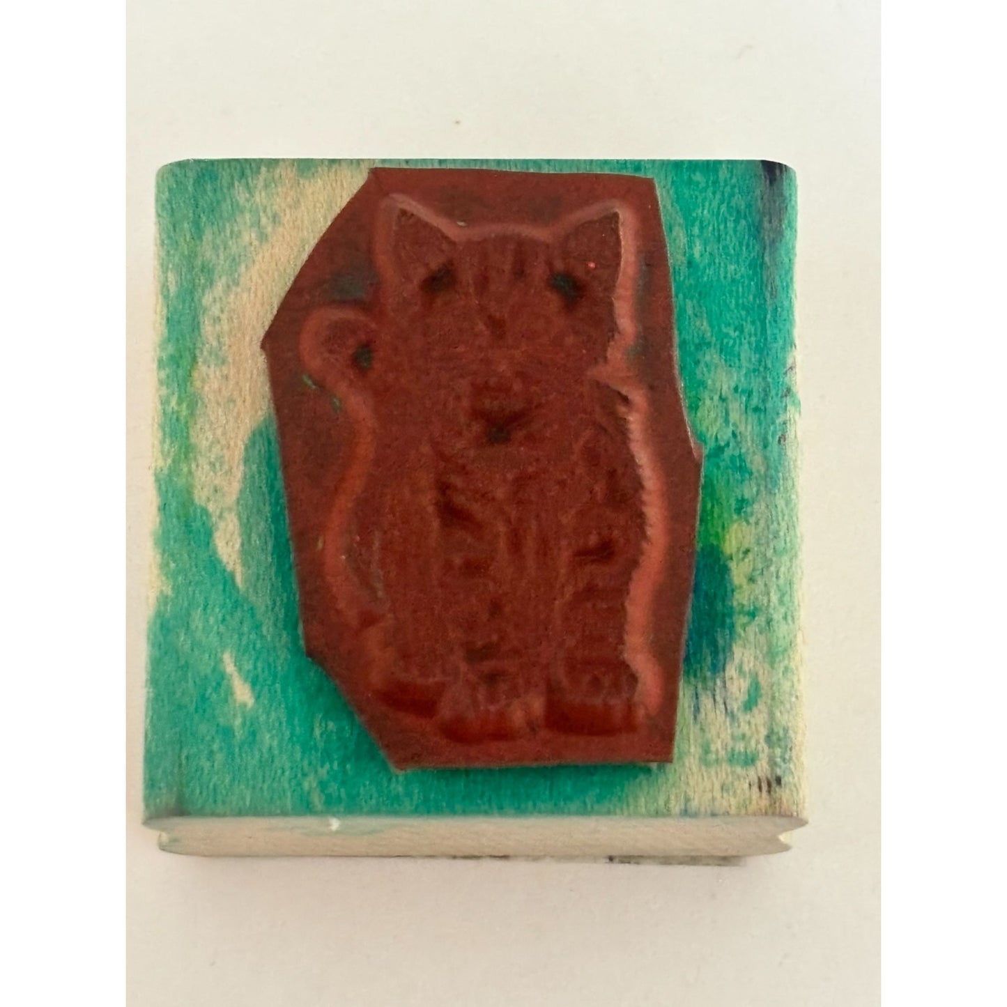 Stampin Up Rubber Stamp Cat Kitten Friendship Cardmaking Scrapbooking Pet Craft