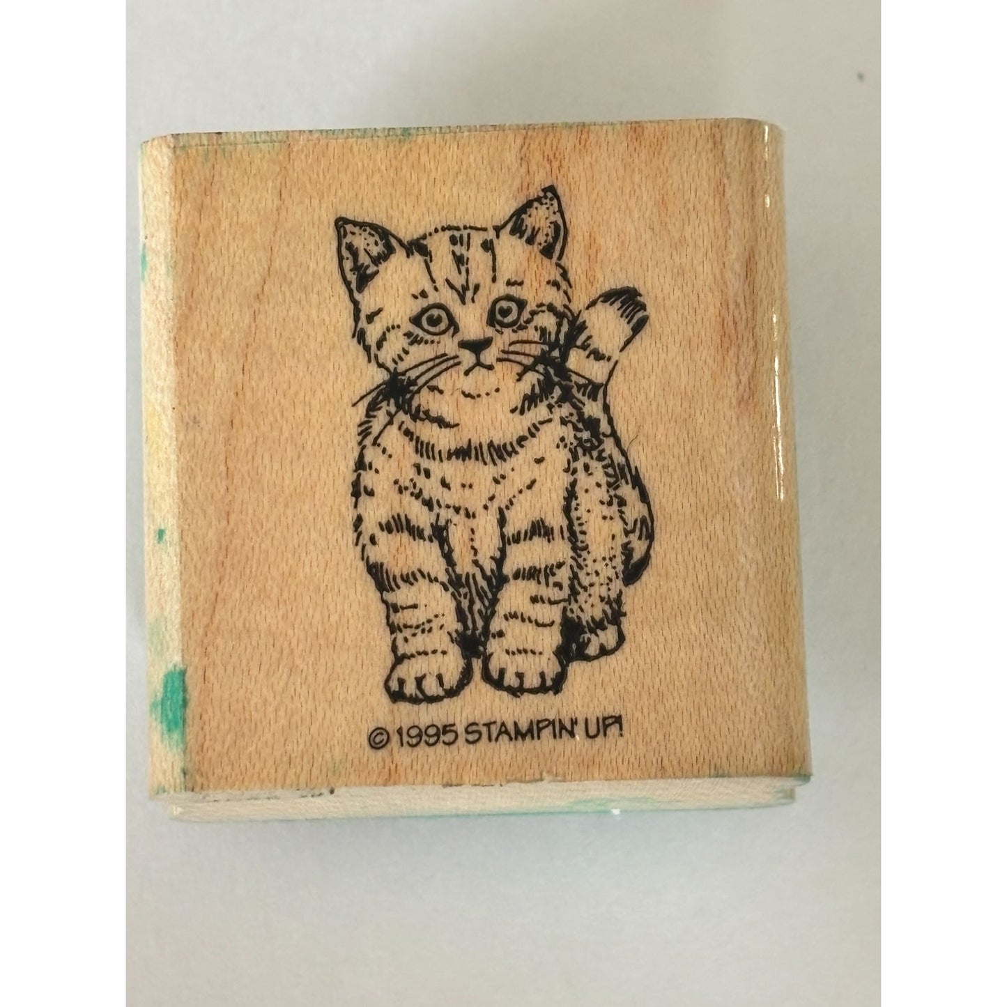 Stampin Up Rubber Stamp Cat Kitten Friendship Cardmaking Scrapbooking Pet Craft