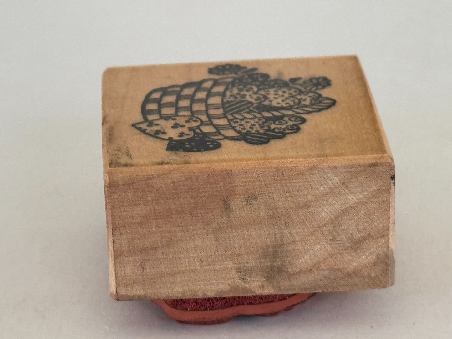 PSX Rubber Stamp Basket Of Hearts Valentines Day Card Making Stamping Craft C593