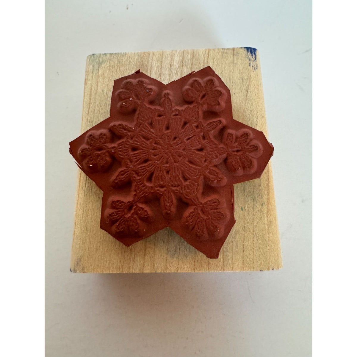 Stampin Up Snowflake Rubber Stamp Elegant Ornate Winter Holidays Card Making