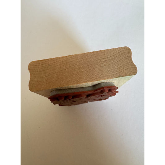 Stampin Up Rubber Stamp Spotted Frog Toad Nature Animal Card Making Wood Mounted