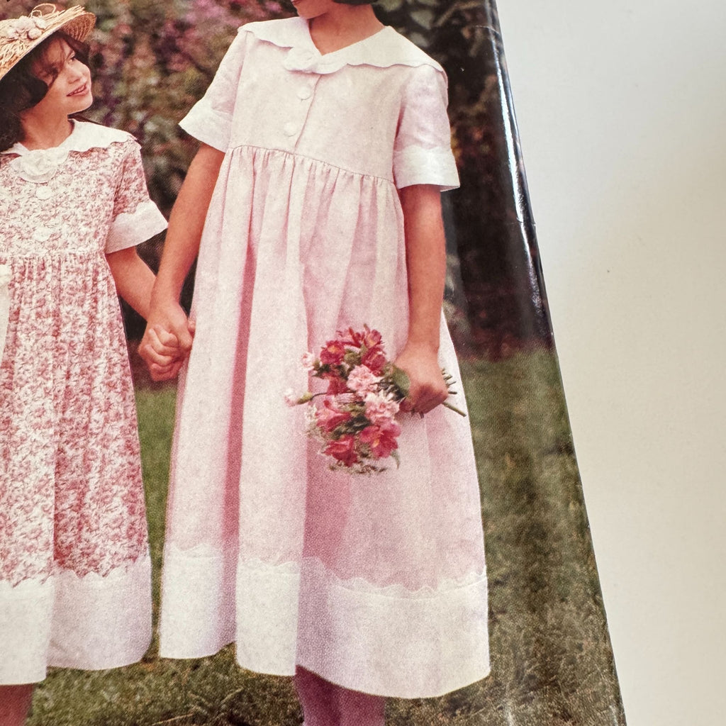 McCalls Sewing Pattern P221 Girls Dress Spring Easter Easy Stitch N Save Sz 2-6