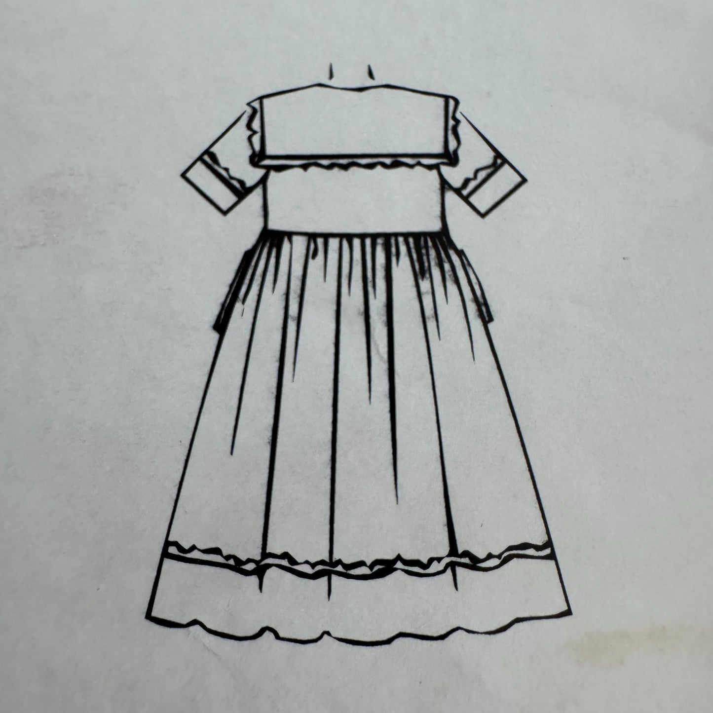 McCalls Sewing Pattern P221 Girls Dress Spring Easter Easy Stitch N Save Sz 2-6