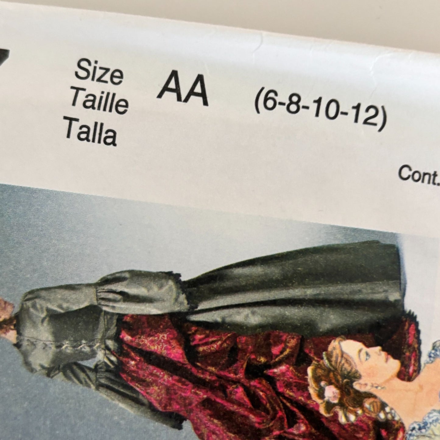 McCalls Sewing Pattern M6097 Victorian Dress Costume Gown Detachable Train 14-20 Uncut Renaissance Historical
