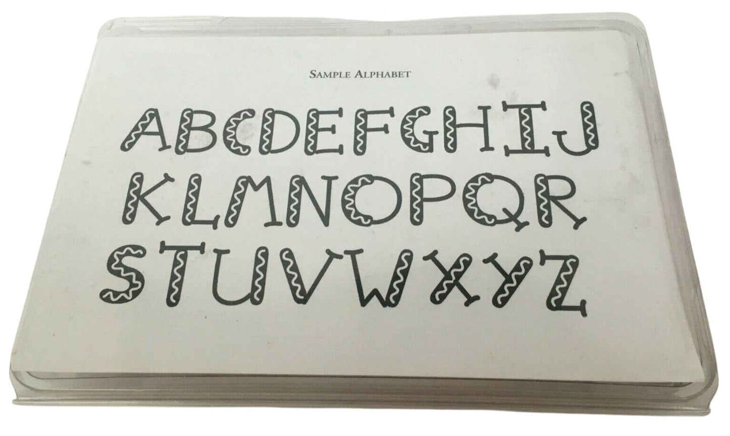 Stampin Up Alphabuilders & Accessories Stamp Sets Letters Creates 8 Alphabets