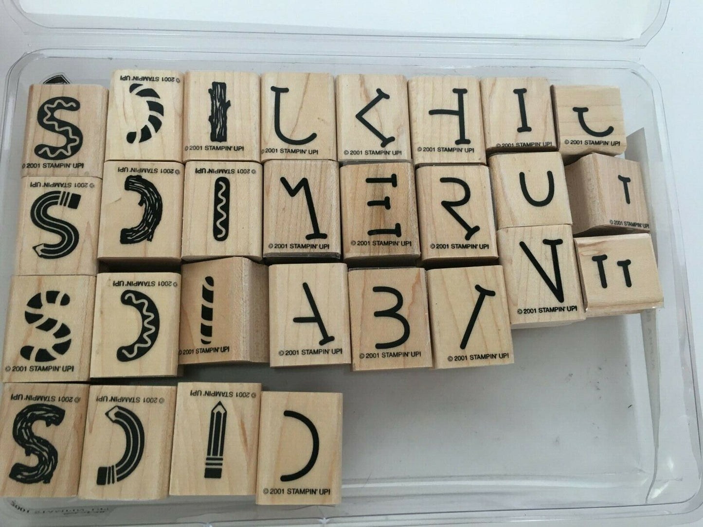 Stampin Up Alphabuilders & Accessories Stamp Sets Letters Creates 8 Alphabets