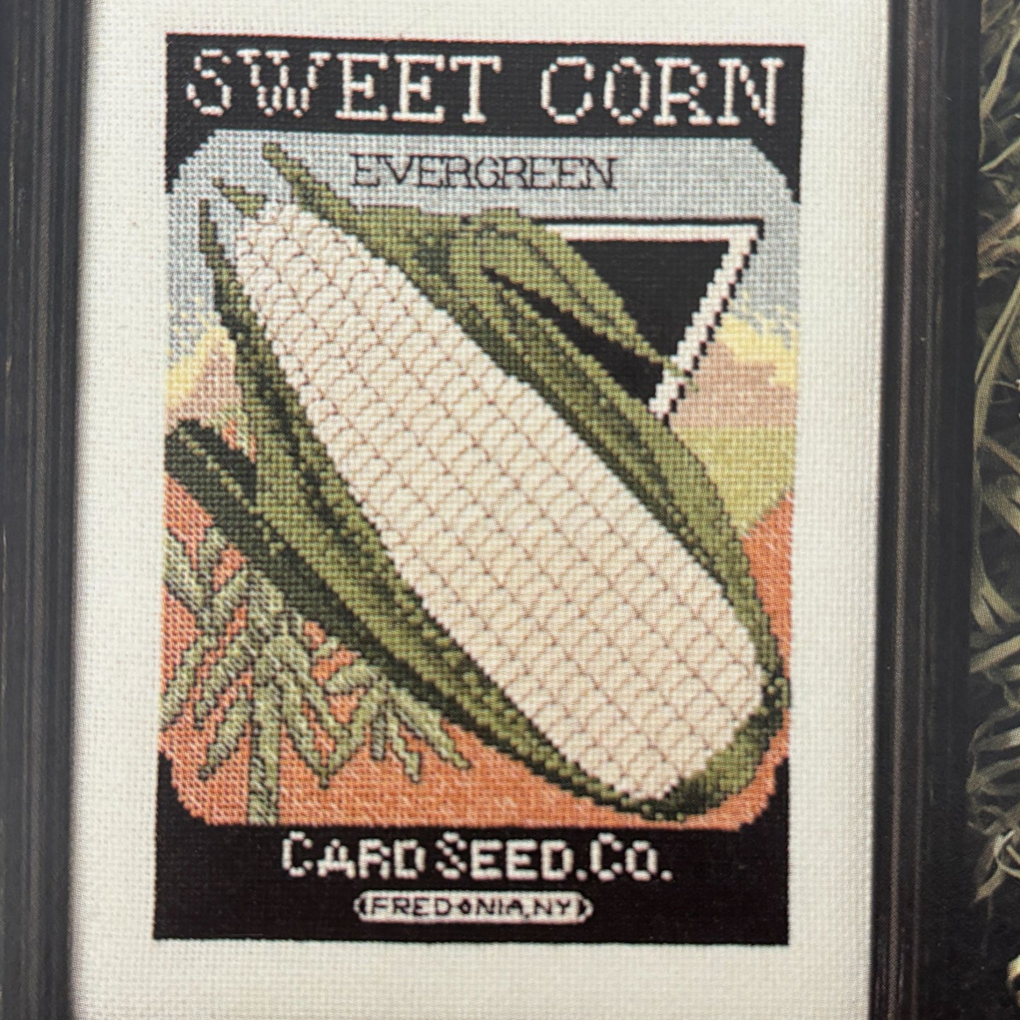 June Grigg Cross Stitch Pattern Seed Packets Watermelon Carrot Garden Vegetables