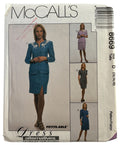 McCalls Sewing Pattern 8669 Dress Skirt Jacket Blazer Work Career 12 14 16 Uncut