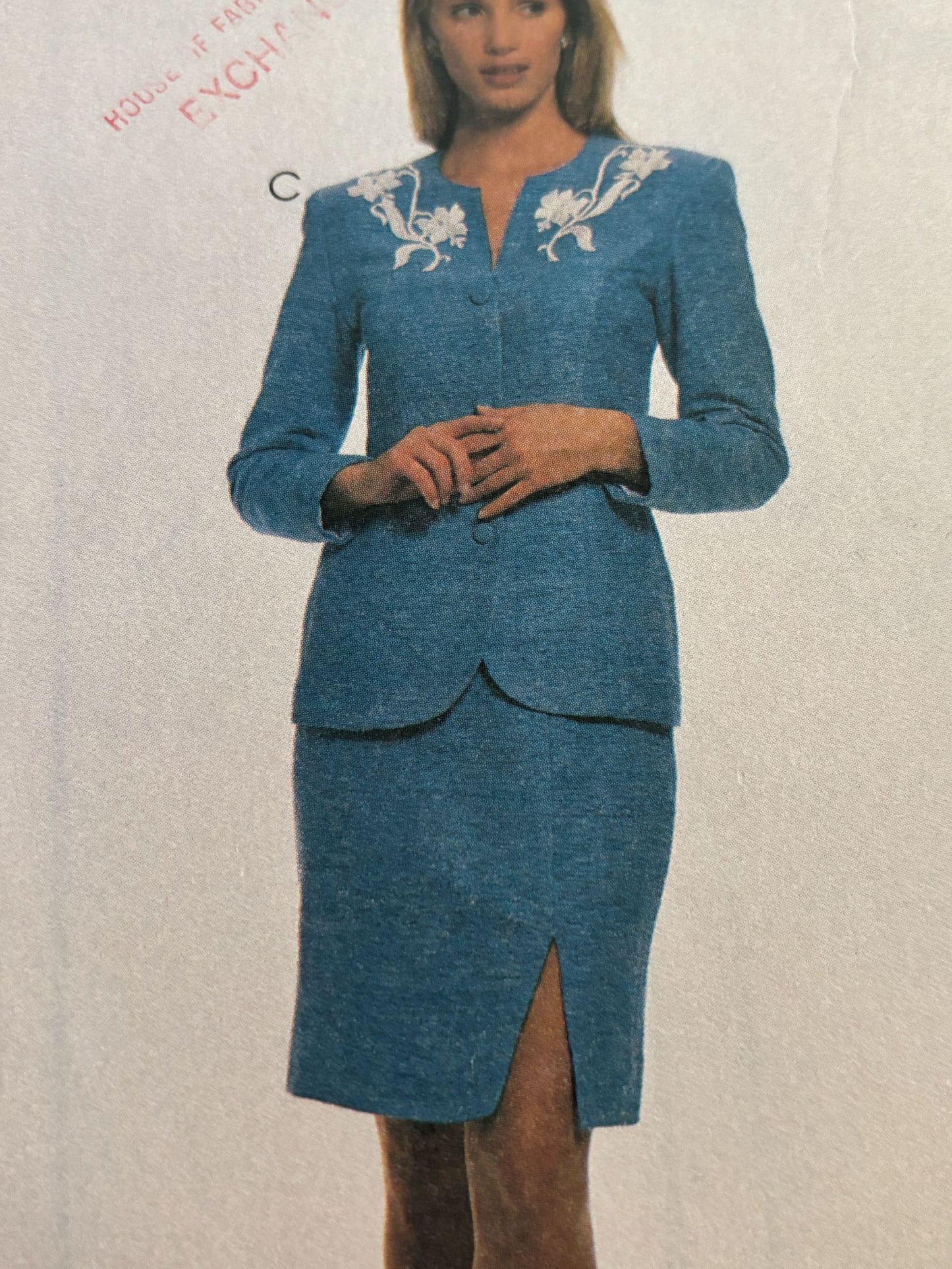 McCalls Sewing Pattern 8669 Dress Skirt Jacket Blazer Work Career 12 14 16 Uncut