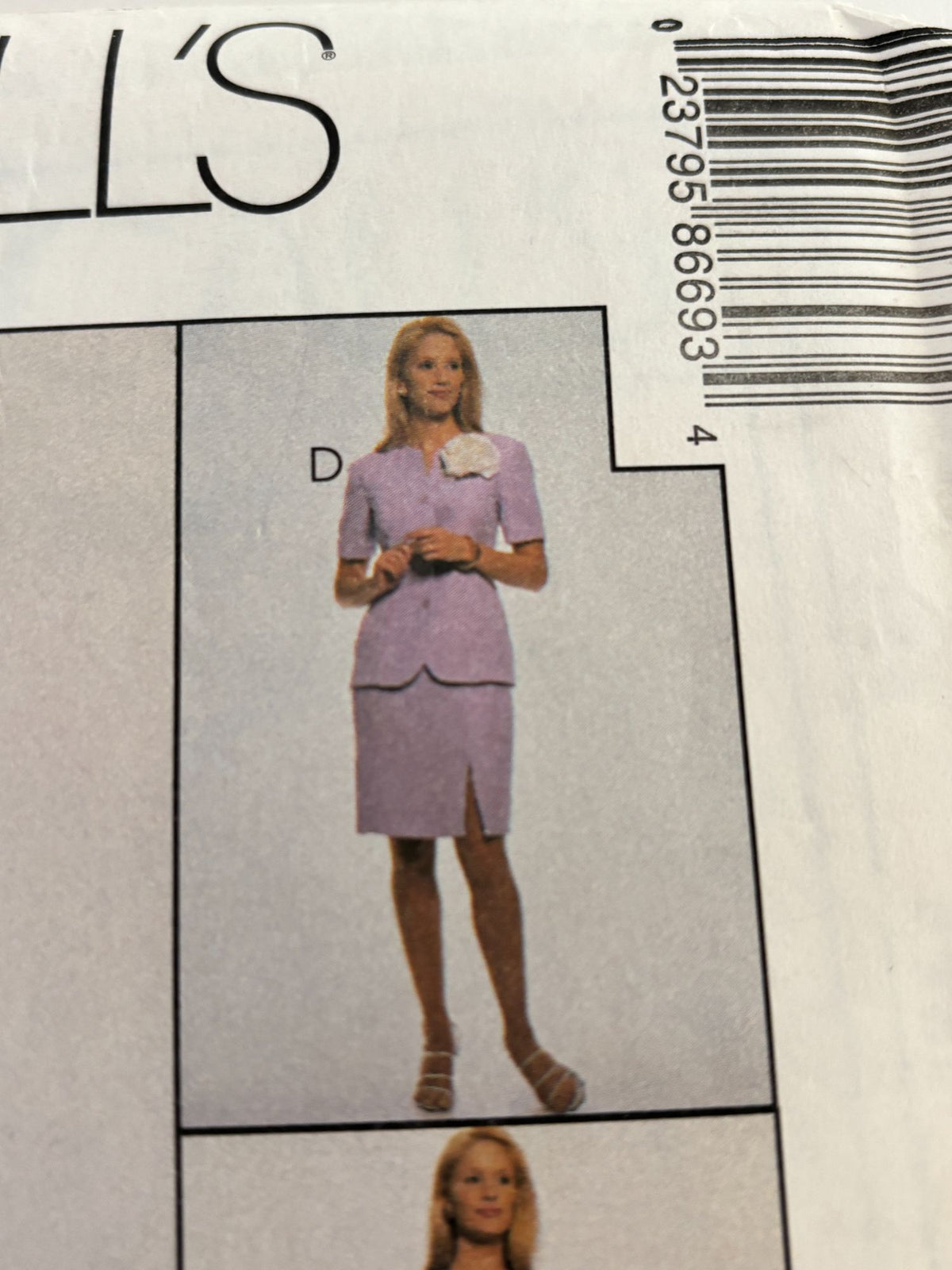 McCalls Sewing Pattern 8669 Dress Skirt Jacket Blazer Work Career 12 14 16 Uncut