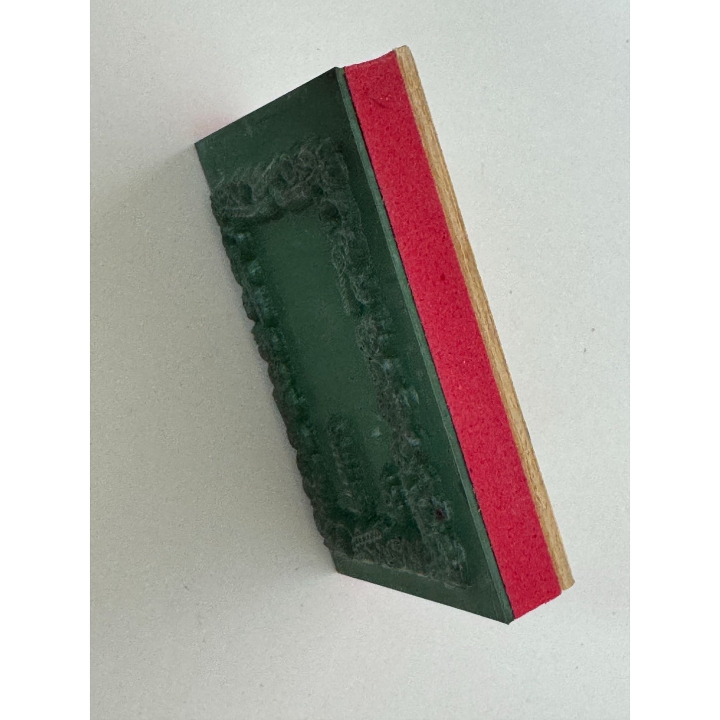 Candy Cane Rubber Stamp Christmas Gift Tag Card Making To From Holidays Present