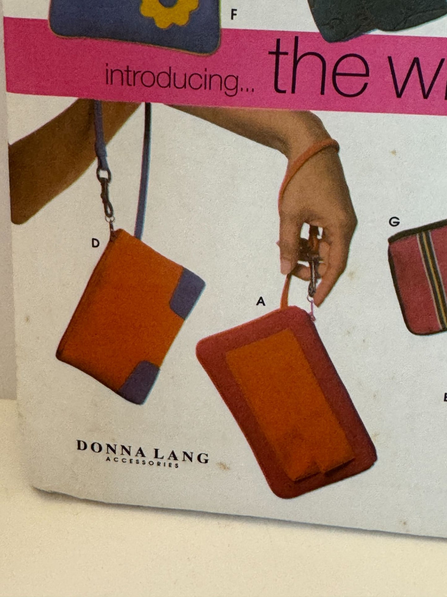 Simplicity Sewing Pattern 5184 Wrist Bags Wristlet Purse Donna Lang Accessories
