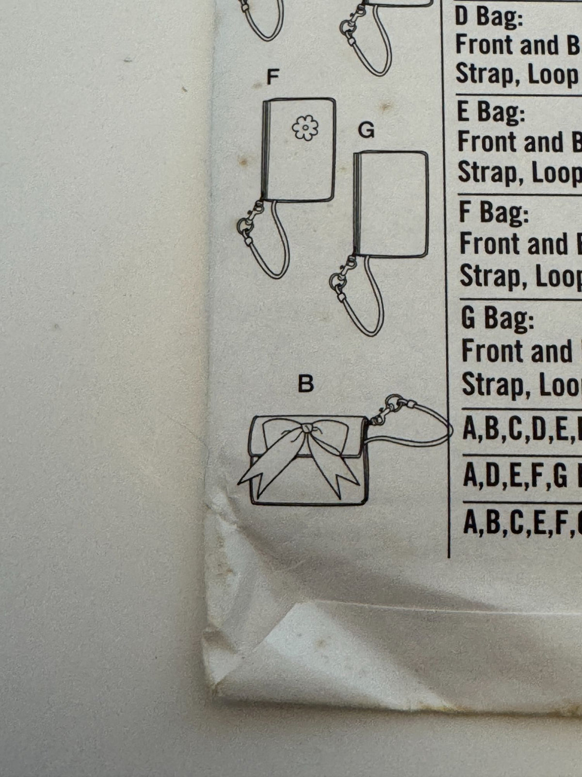 Simplicity Sewing Pattern 5184 Wrist Bags Wristlet Purse Donna Lang Accessories