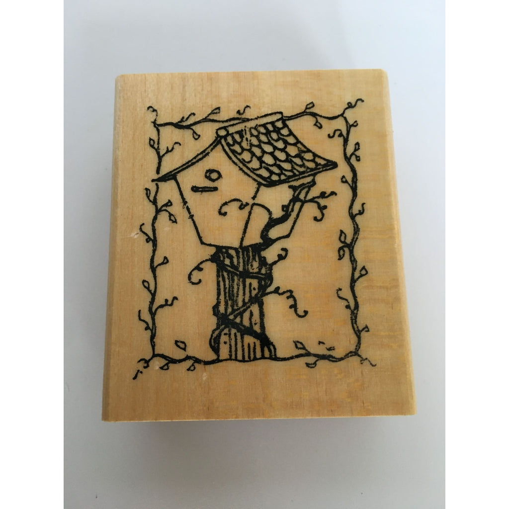 Anitas Rubber Stamp Birdhouse Spring Garden Bird House Card Making Scrapbooking