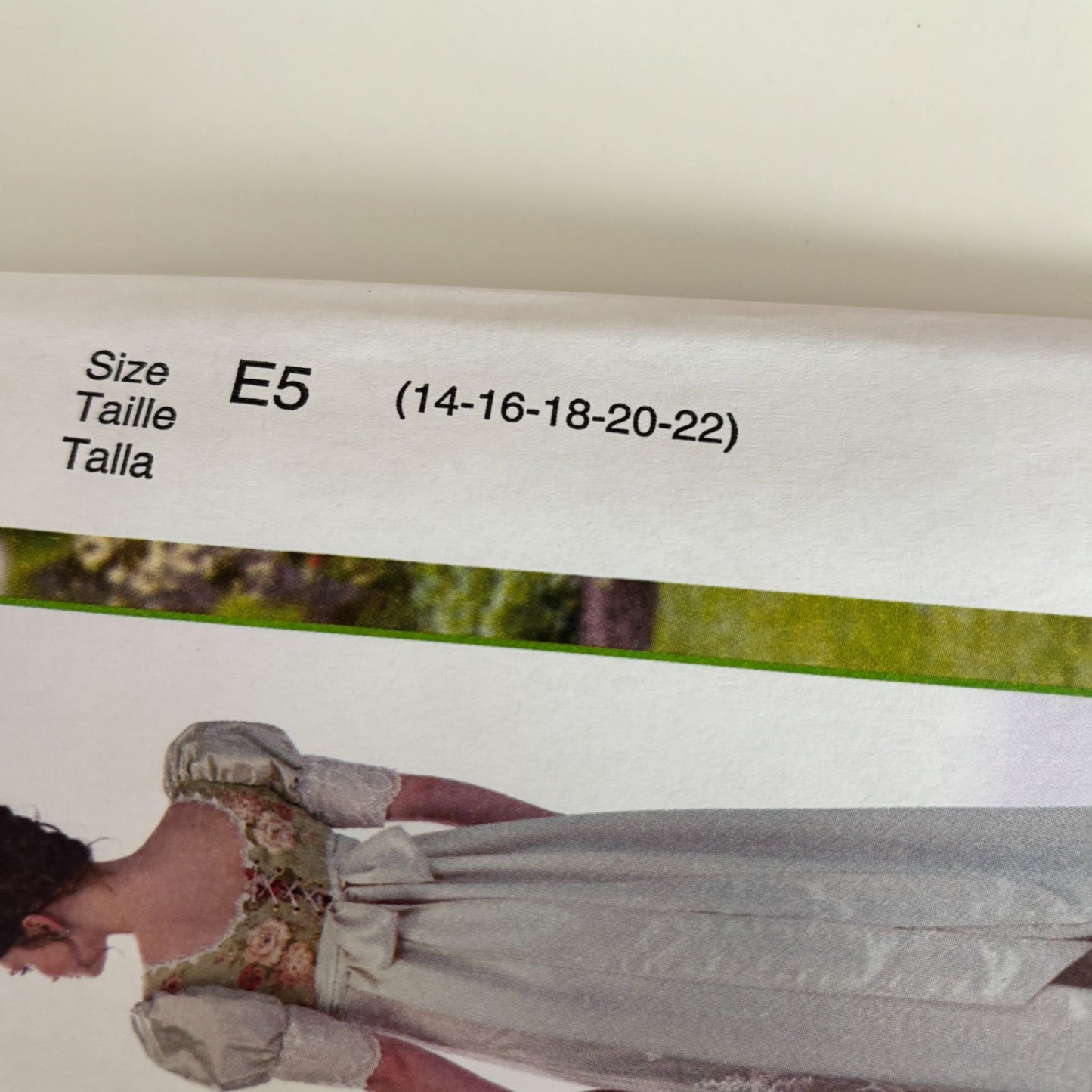 McCalls Sewing Pattern M7420 Regency Dress Empire Waist Gown Dunraven Costume 14-22 Uncut
