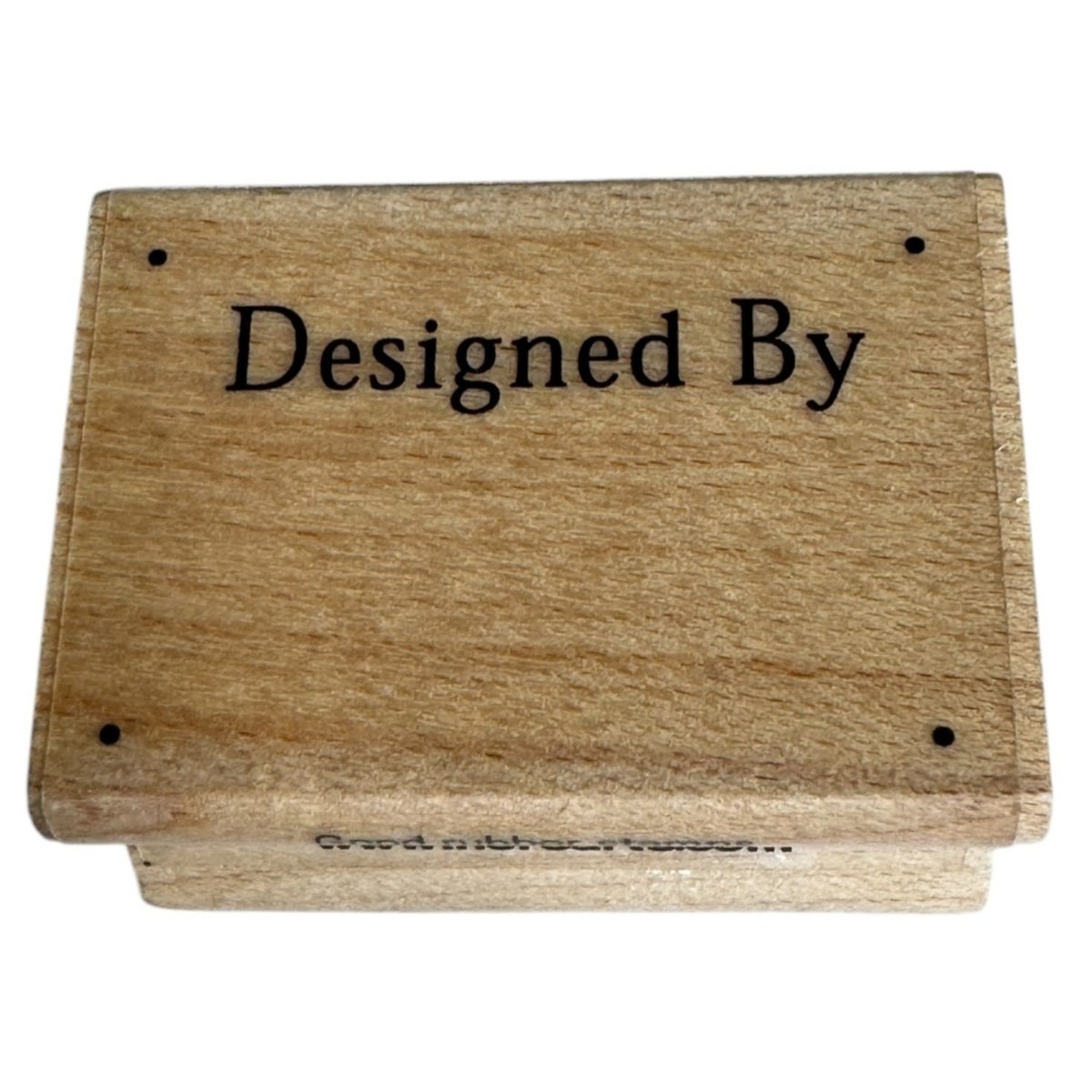 Hero Arts Rubber Stamp Designed By Words Gift Tag Card Making Artist Art Crafts