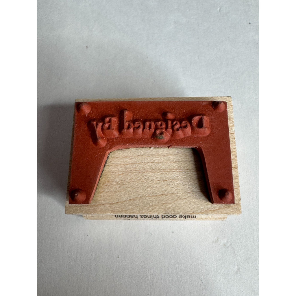 Hero Arts Rubber Stamp Designed By Words Gift Tag Card Making Artist Art Crafts
