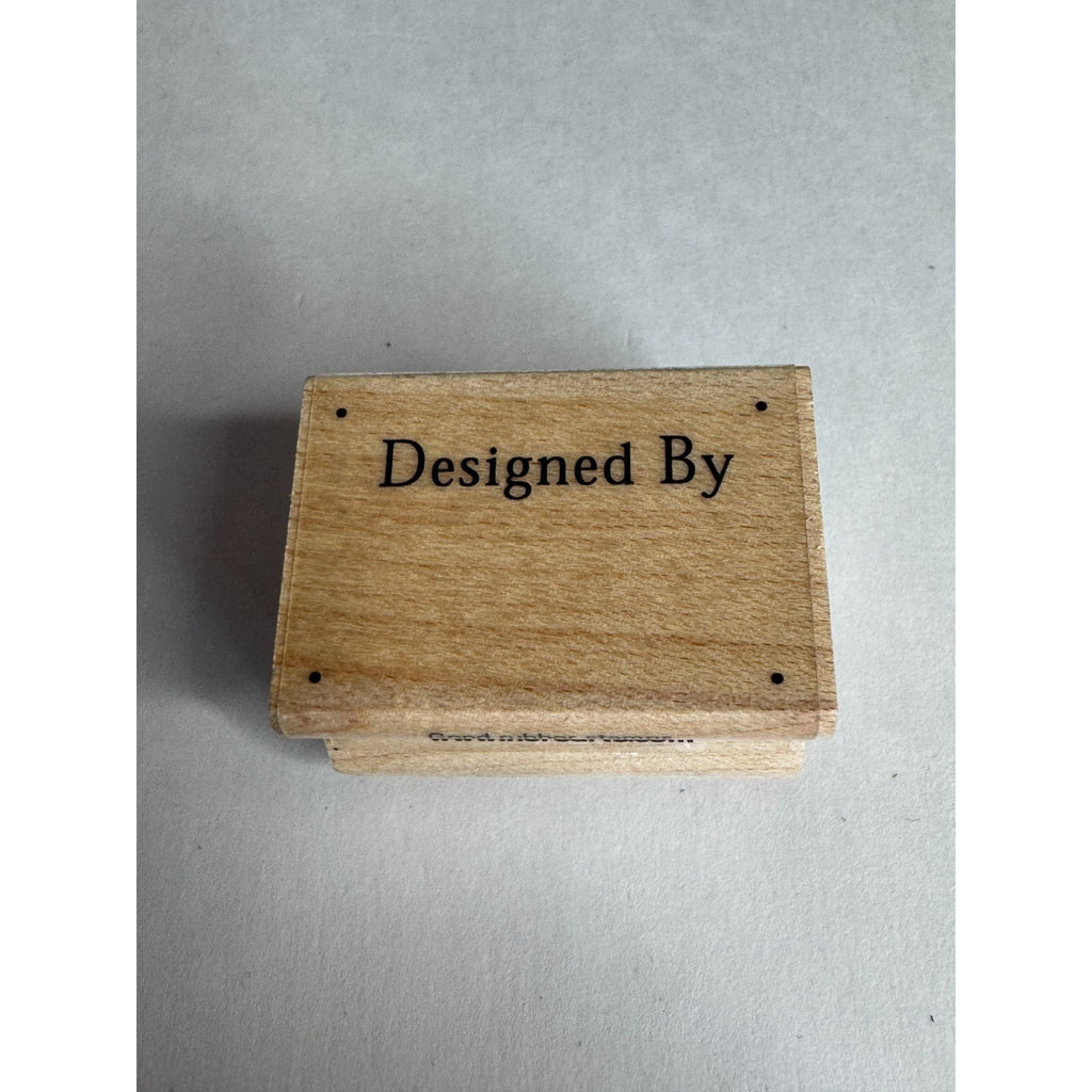 Hero Arts Rubber Stamp Designed By Words Gift Tag Card Making Artist Art Crafts