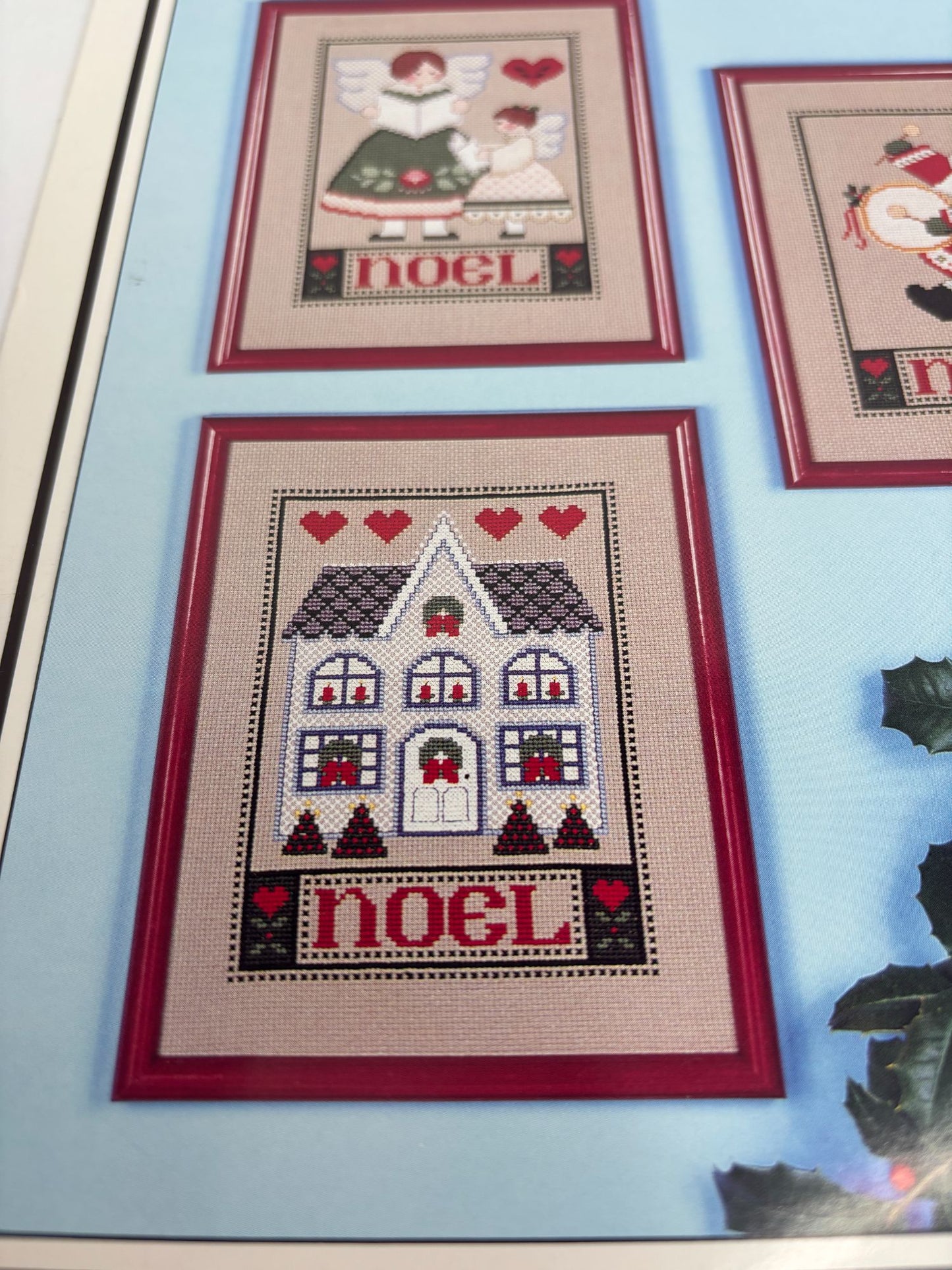 Astor Place Counted Thread Cross Stitch Pattern Book Noel Trio Christmas Santa